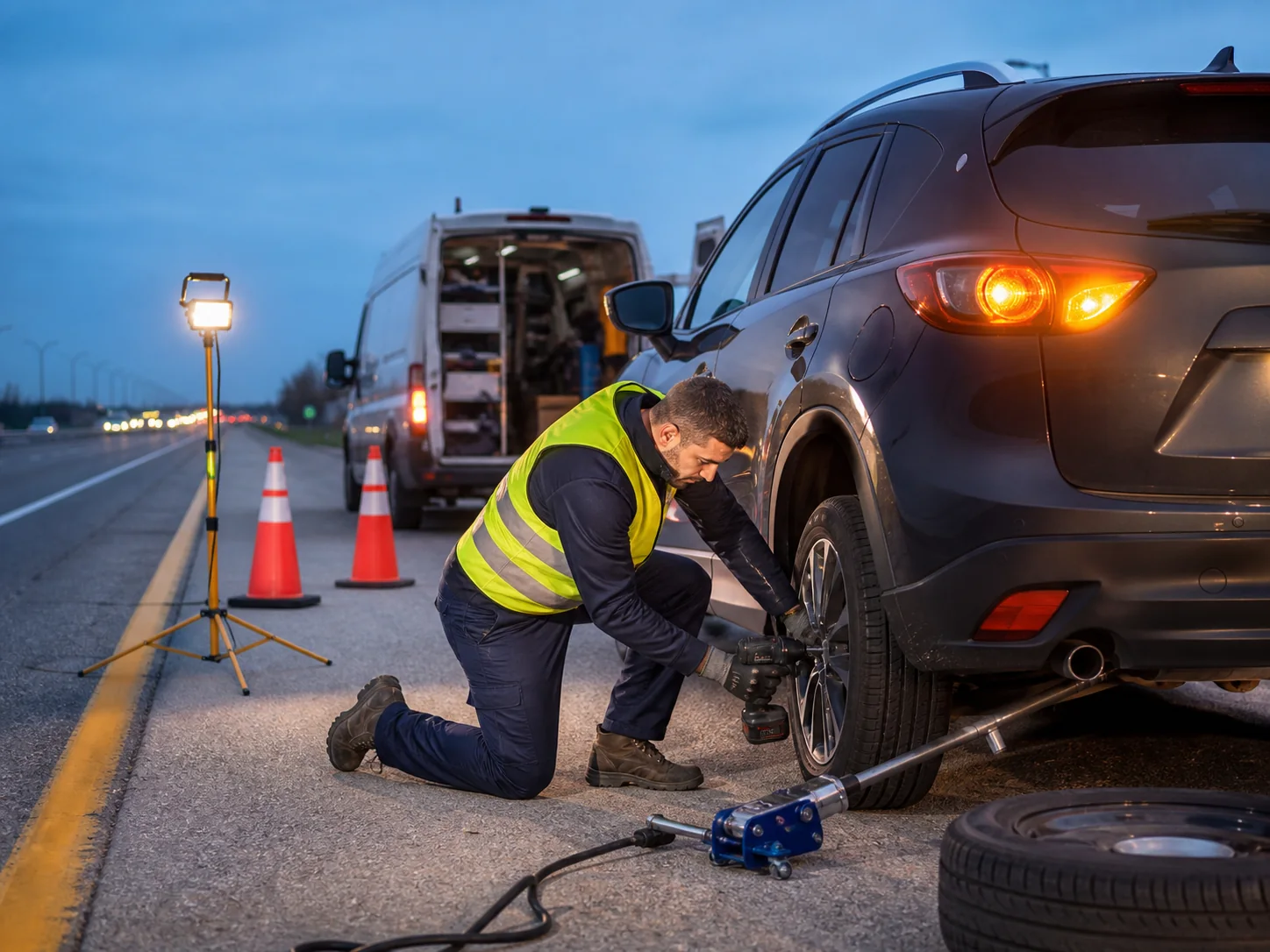 24/7 Roadside Tire Help